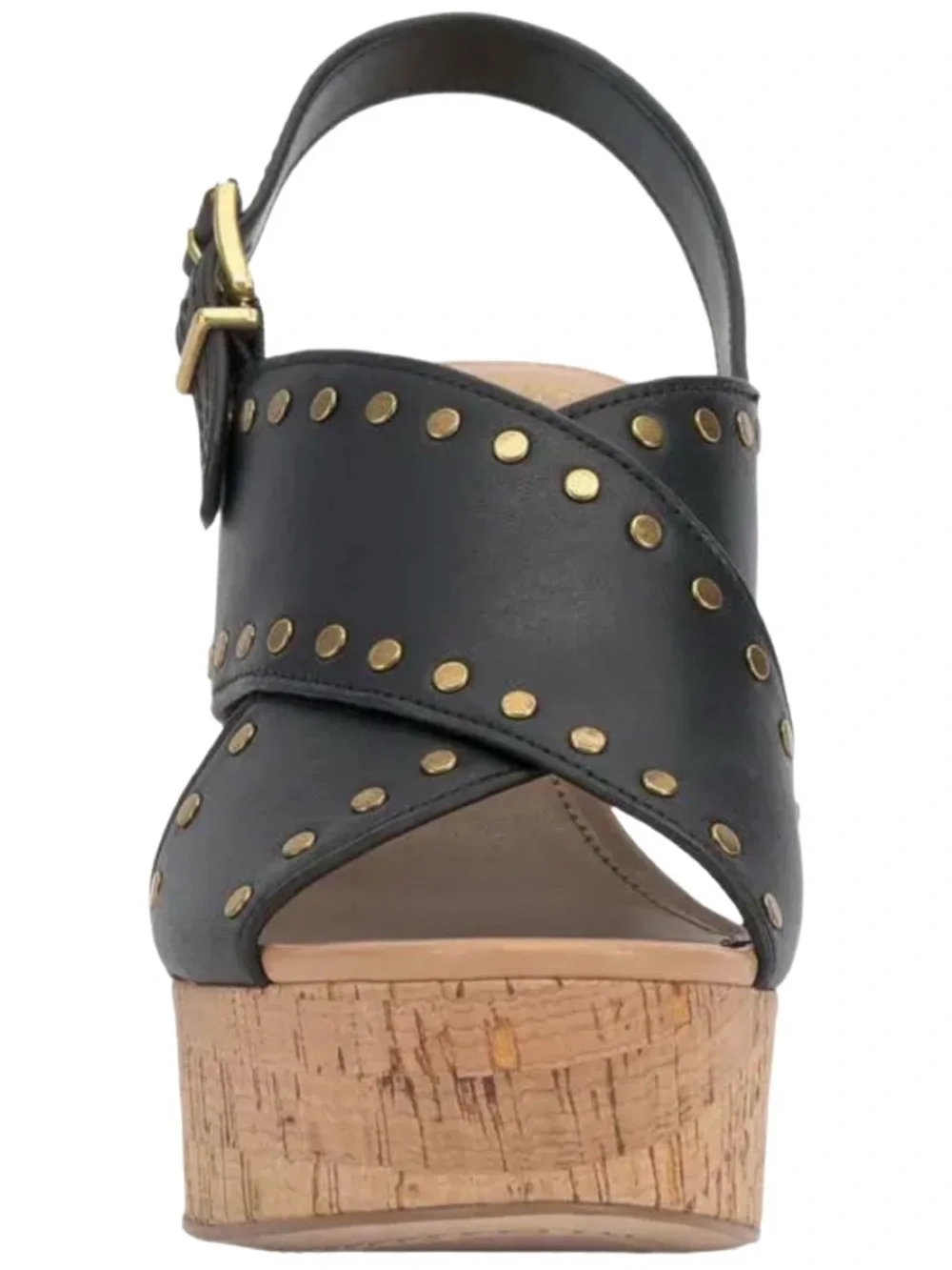 24. Vince Camuto Ellna Platform Wedge Sandal - Black NEW 10M